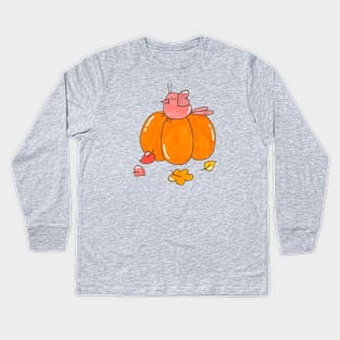 Autumn mood///Drawing for fans Kids Long Sleeve T-Shirt